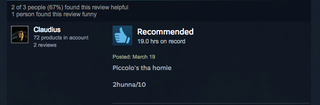 Illustration for article titled Dragon Ball Xenoverse, As Told By Steam Reviews